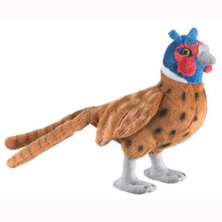 stuffed animal plush 7 RINGNECK PHEASANT wildlife art