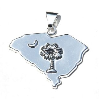 High Fashion Jewelry South Carolina State Flag With Palmetto Moon 