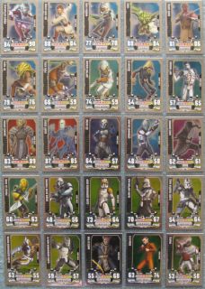 Star Wars Force Attax Series 3 Clone Wars Star Cards 193   224