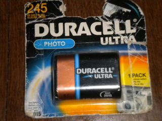 NEW DURACELL 245 BATTERIES EXP. 2009 & 2015 IN PACKAGE CHEAP 