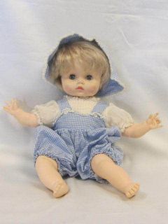 Vintage EFFANBEE 15 Sleeping Eyes Baby Doll 9378 w Orignal Clothes 