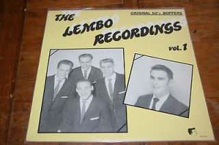The Lembo Recordings Album LP 1950s Dusters Johnny Gamble