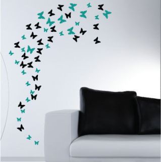 63 Butterfly Bedroom Kitchen Nursery Vinyl Wall Art Stickers, Graphics 