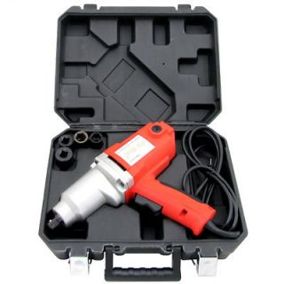 Half Inch Electric Impact Wrench with Bits & Carrying Case