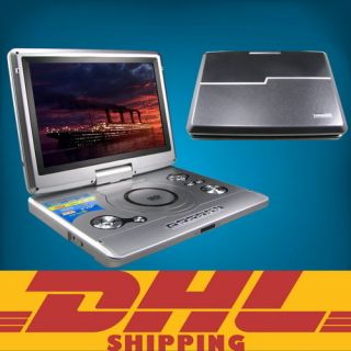 12.5 Portable Car DVD Player Game+USB+DIVX+​SD, Swivel&Flip,DH​L 
