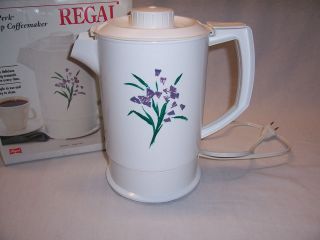 Vintage REGAL POLY PERK 4 10 Cup Electric Percolator Coffee Pot Maker