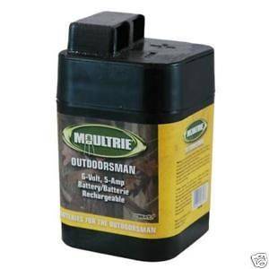 MFH SRB6  Two Moultrie 6 Volt Batteries For Deer Feeders & Hog 