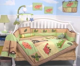 SoHo Dinosaur Plant Baby Crib Nursery Bedding Set 13 pcs included 