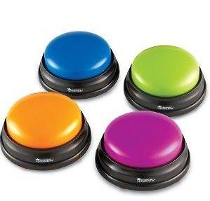 Brand New Learning Resources Answer Buzzers Set of 4
