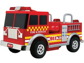 12v Kalee Fire Truck Red Electric Ride on KidsToy Car Childrens New 