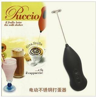 Electric Milk Coffee Shaker Frother Whisk Mixer Eggbeat
