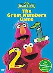 Sesame Street The Great Numbers Game DVD with Elmo, Telly and more NEW