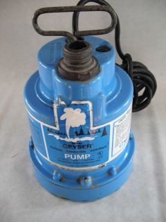   Portable Submersible Electric Pump Vertical Lift No Prime Boat Pool