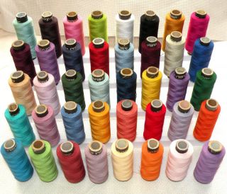 50 Spools BEST 100% COTTON SEWING THREAD. Cheap & Good