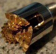 Oil Tricone Drillbit Pendant Keychain Drill Rig Oilfield Trash jewelry 