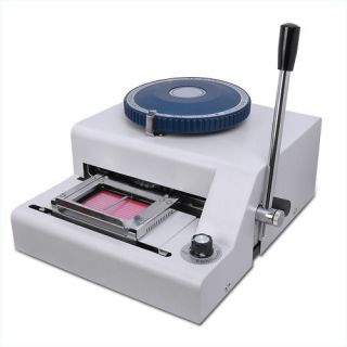   PVC Card Embosser Stamping Machine Credit ID VIP Magnetic Embossing