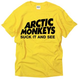 ARCTIC MONKEYS SEE SUCK EMO ROCK MUSIC BAND t shirt