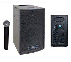   Pro WASP500 8 Rechargeable Battery Powered PA System with Wireless V