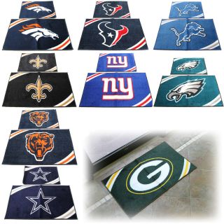 NFL Team Door Mat Floor Rug   2 Pack   Assorted Teams