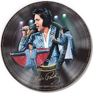   Collectibles Elvis Presley Madison Square Garden Plate Fired Porcelain