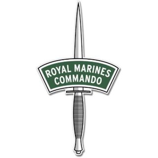 British Army Royal Marines Commando Emblem Car Vinyl Sticker Decal 