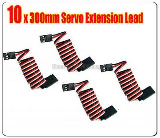 10x 300mm Servo Extension Lead Wire Cable For Futaba JR