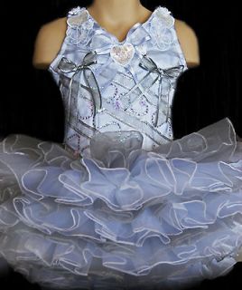 CUSTOM MADE PAGEANT DRESS HIGH GLITZ SIZE 6 MONTH TO 5T, BE PART 