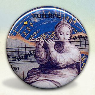Euterpe Greek Muse Pocket Mirror tartx