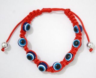   Size String Lucky Bead Kabbalah Evil eye Bracelet Luck Protection