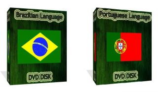 LEARN HOW TO SPEAK BRAZILIAN & PORTUGUESE LANGUAGE COURSE DVD DISK