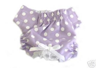 Dog Clothes Lavender Dots Panties   Pet Diaper  Incontinence   House 