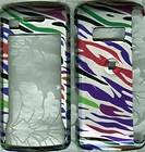 Silver multi Zebra LG enV Touch VX11000 VERIZON PHONE COVER CASE