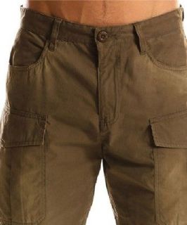 ARMANI EXCHANGE Roll Up Cargo Short Olive Tree NWT