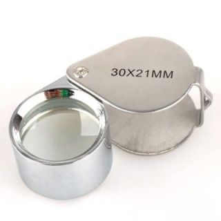 30x 21mm Jewelers Eye Loupe Magnifier Magnifying Glass