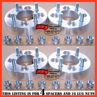 Wheel Aluminum SPACER KIT for Golf Carts 4x4 to 4x4