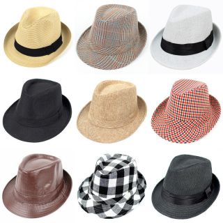New Fedora Trilby Hat Cap 30 Styles Men Women Unisex Golf Bucket 