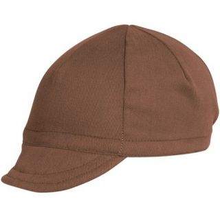 PACE CYCLING BICYCLE BIKE CAP HAT EURO SOFT BILL BRUSHED TWILL NUTMEG 