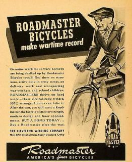  Welding Roadmaster Bicycles World War II Transport Lunch Pail