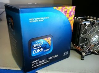 Slightly used Intel Core i7 970 CPU heatsink and fan