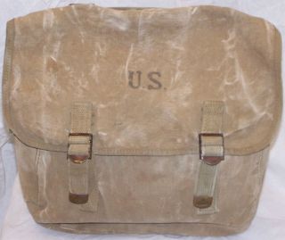 WWII musette bag in Field Gear, Equipment