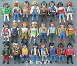 10PCS Playmobil Figures with Knights people horses Native American 