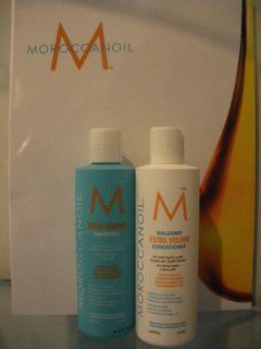   MOROCCAN OIL SHAMPOO AND CONDITIONER EXTRA VOLUME 1000 ML EACH 33.8