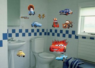 New Disney Cars Wall Sticker Nursery Kids Decals Decor Removable