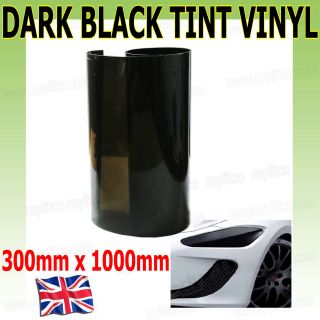 DARK BLACK Head Lamp Tail Lights TINT VINYL FILM Car Tinting SEAT