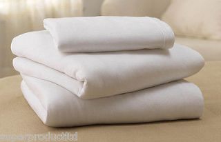   Soft Fit 5 Dozen Knitted White Contour Hospital Case Bed Sheets 21oz