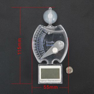 For Fish Tank Aquarium Digital Thermometer Hydrometer