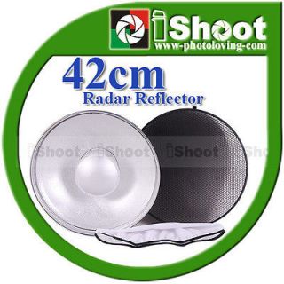 42cm Bowens Mount Studio Flash Radar Reflector/Beauty Dish with 