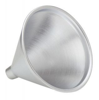 METAL FUNNEL   12 ounce   ALUMINUM FINISH   NEW  3 PACK