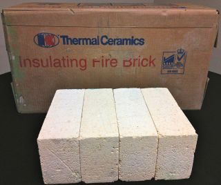   Fire Brick IFB Straight Firebrick 9x 4.5 x3 K 20 ~ INDIVIDUAL BRICKS