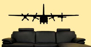 130 Military Army Airplane Wall Sticker Vinyl Decal L